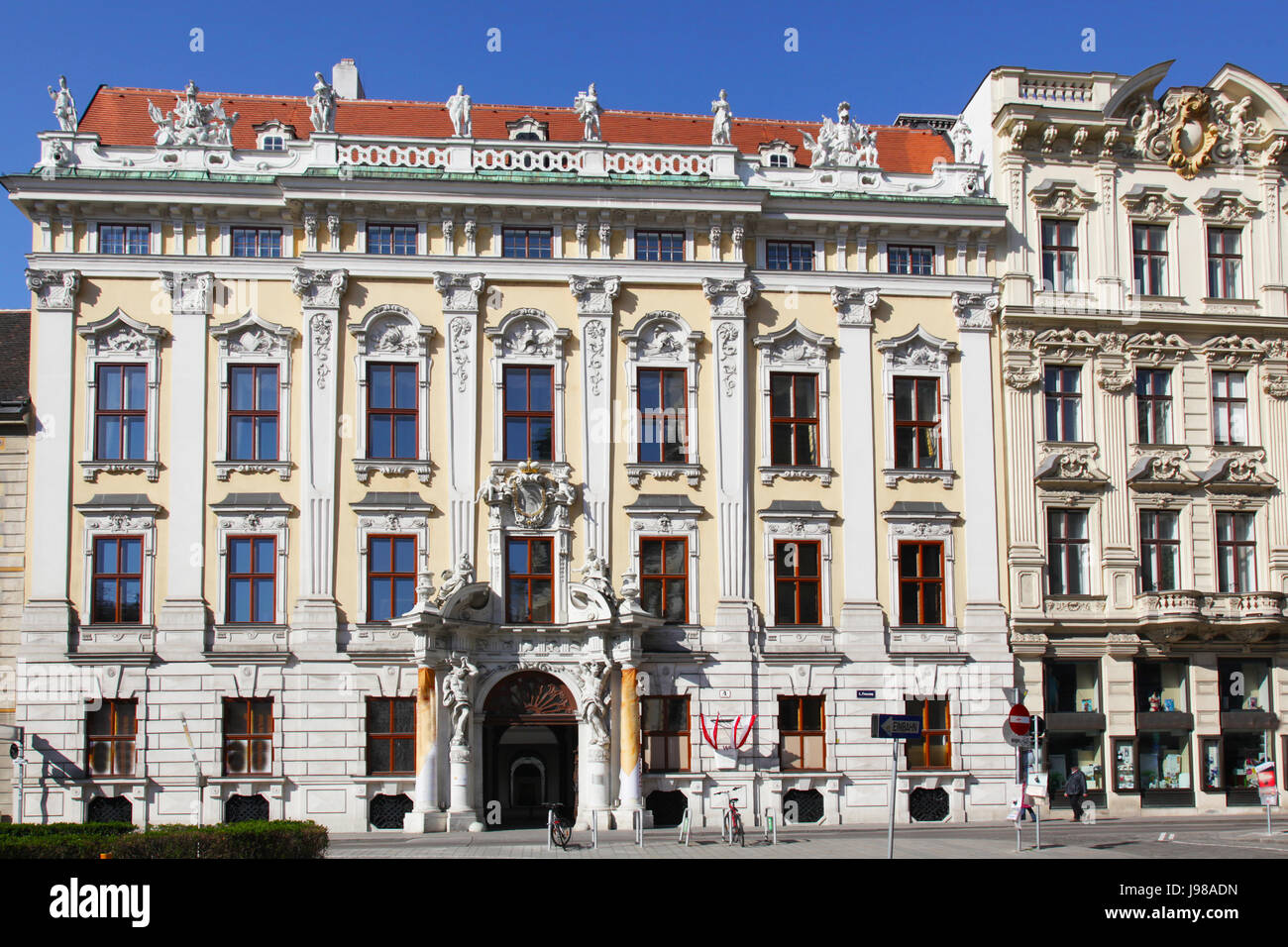 Palais Kinsky Wien Stockfoto