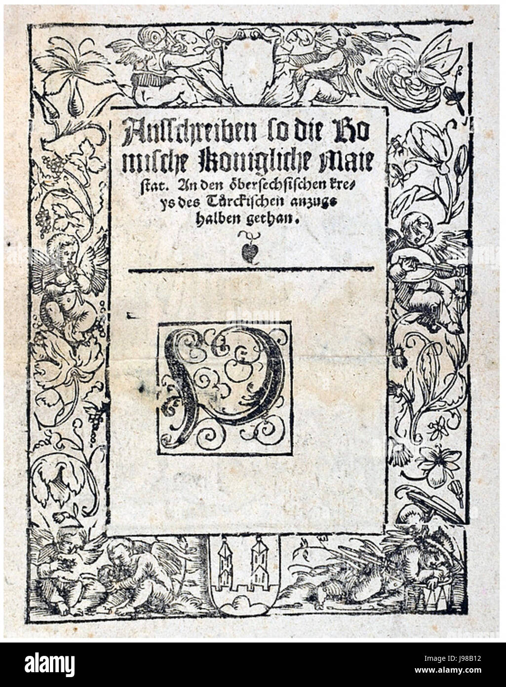 Tuerkendruck stralsund Stockfoto