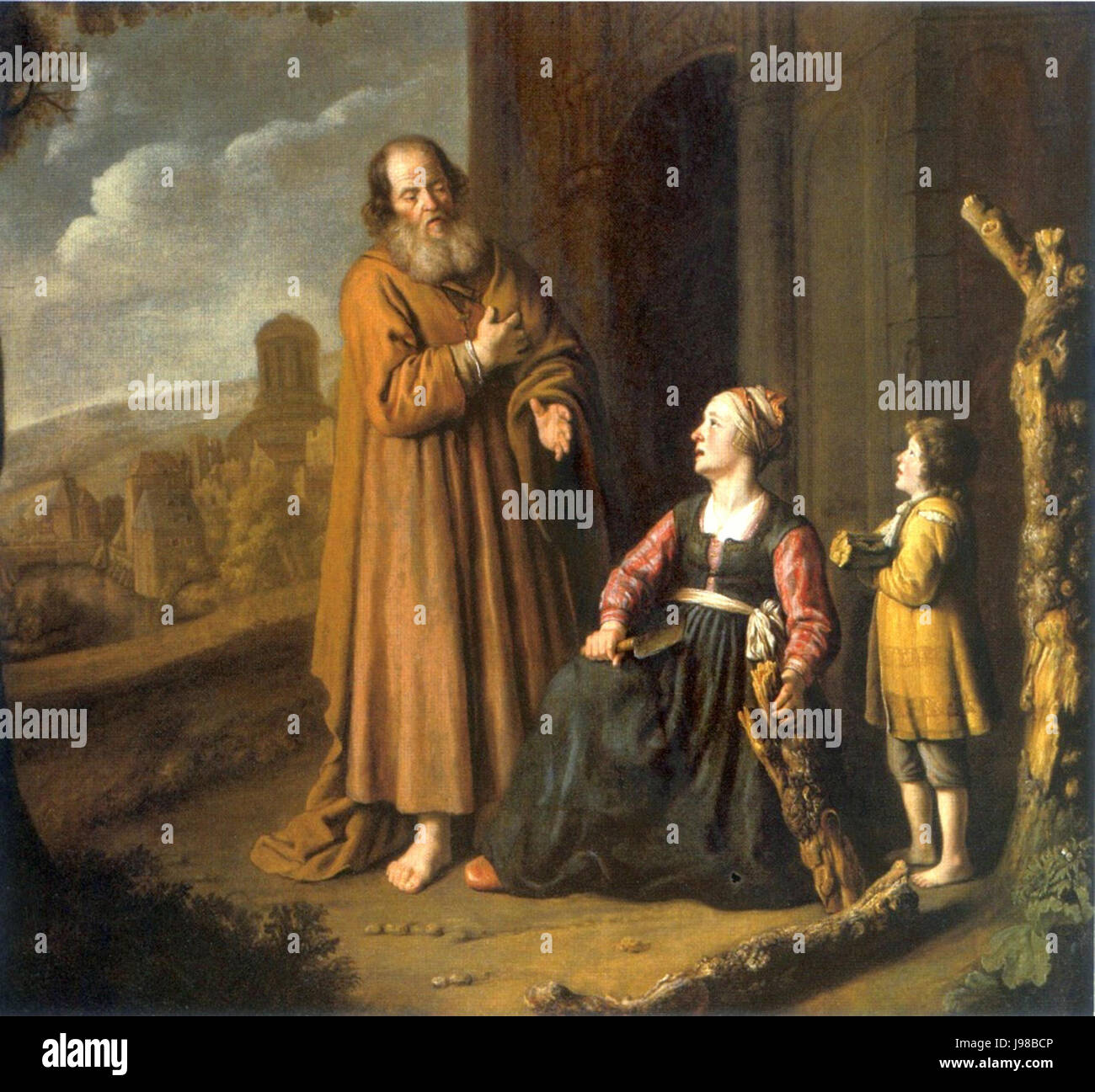 SiegerElia und die Witwe von Sarepta Stockfotografie Alamy