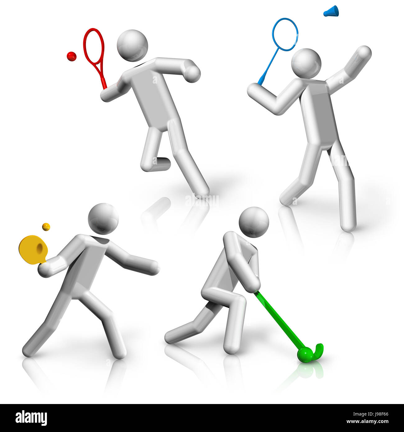 Sport, Sport, Eishockey, Wettbewerb, Badminton, Tennis, Tischtennis, Eishockey, Stockfoto