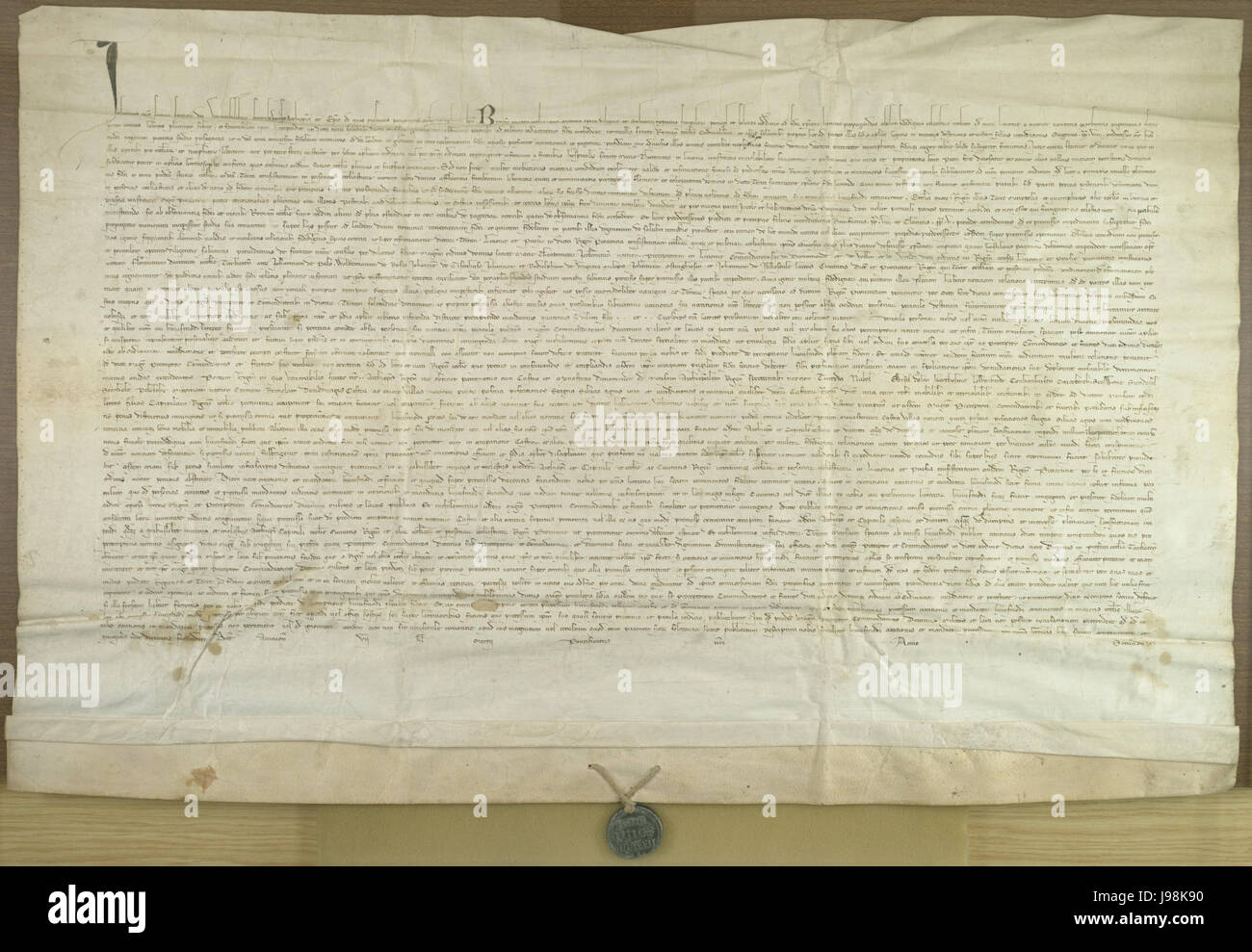 Papiez Poleca Biskupom aby Pozwali Mistrza Zakonu krzyzackiego Stockfoto