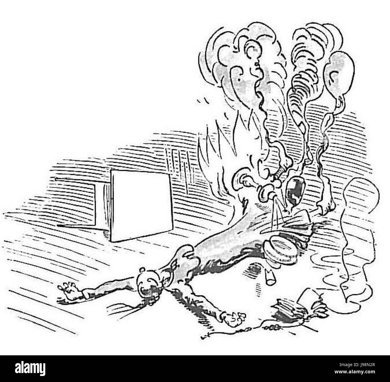 Versuchung Und Ende 09 Stockfoto