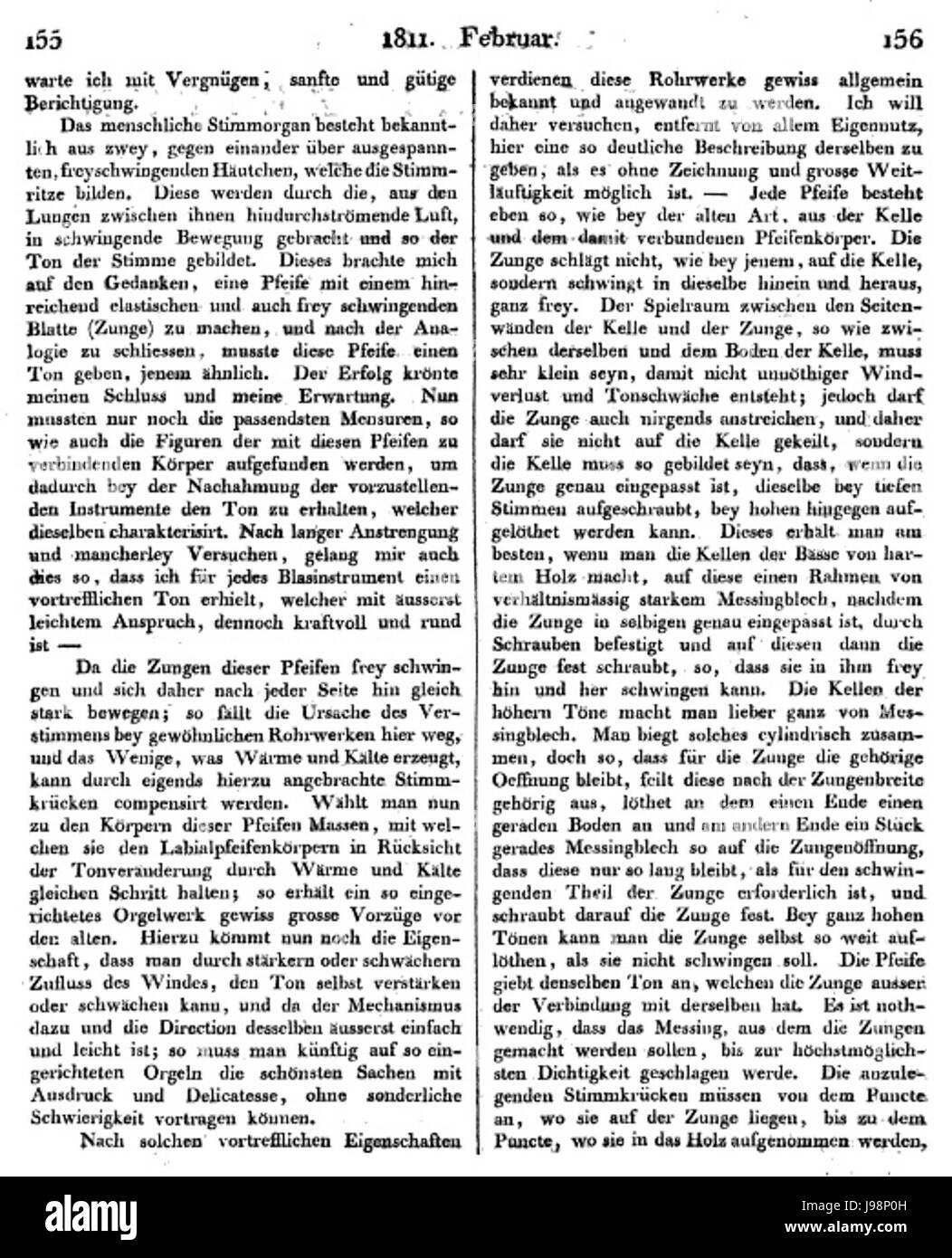 Verbesserung der Rohrwerke in der Orgel 2 Stockfoto