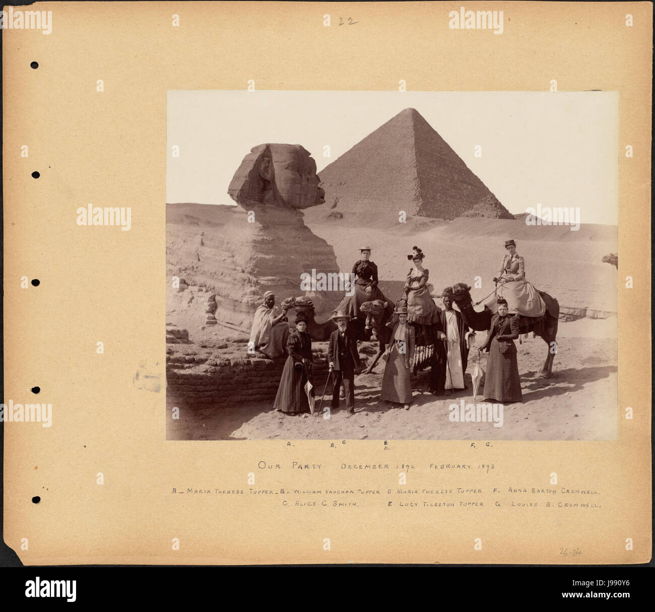 Unsere Partei von Boston Public Library Stockfoto