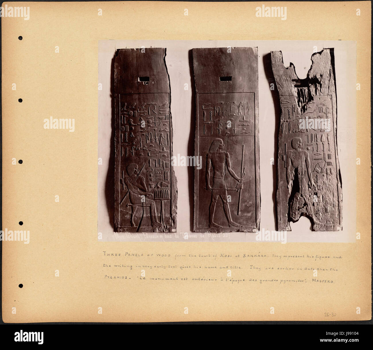 Drei Platten aus Holz von Boston Public Library Stockfoto