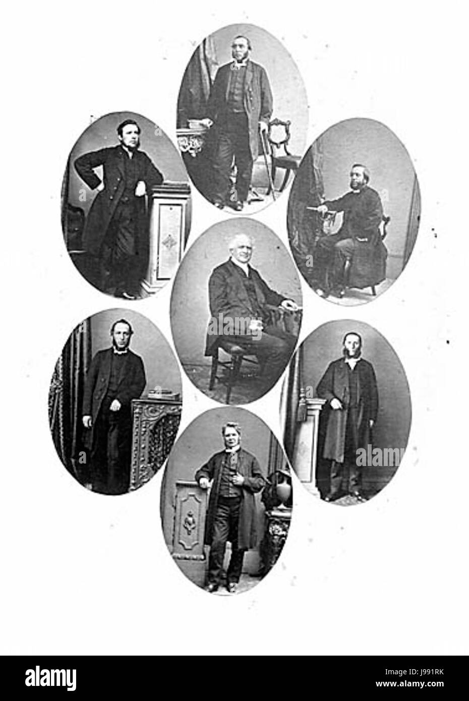 Sieben Minister in Liverpool NLW3361200 Stockfoto