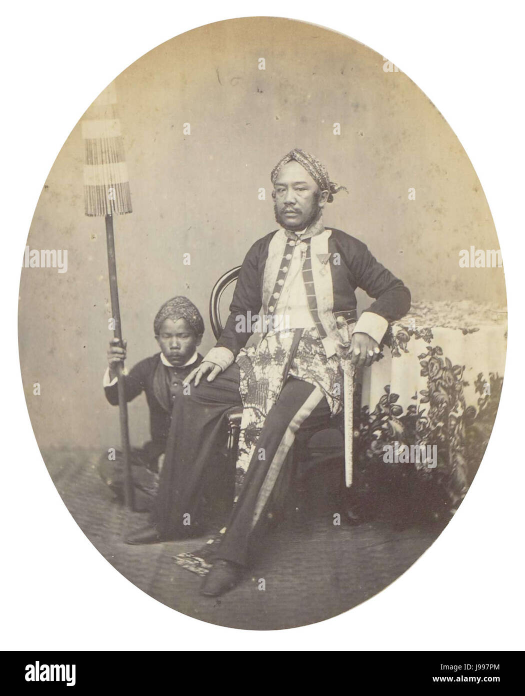 Regent von Bandung (1860s 1870s) Stockfoto