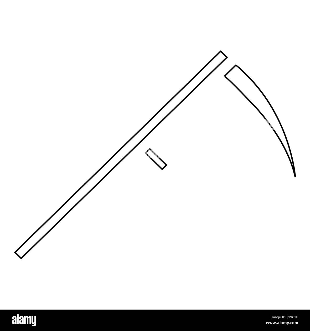 Sense-Symbol, Umriss-Stil Stock Vektor