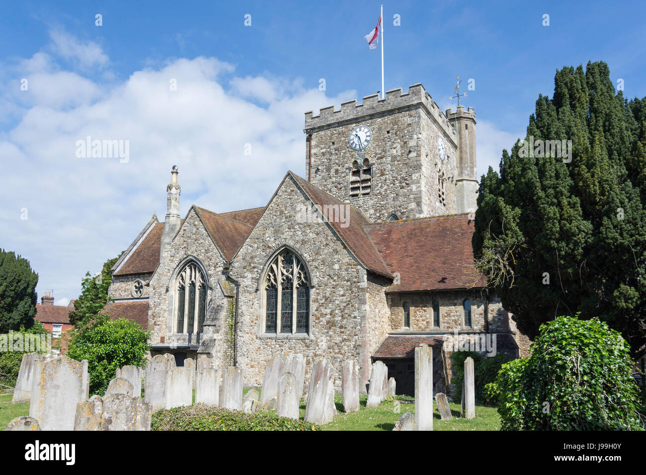 St glauben Kirche, Nordstraße, Havant, Hampshire, England, Vereinigtes Königreich Stockfoto