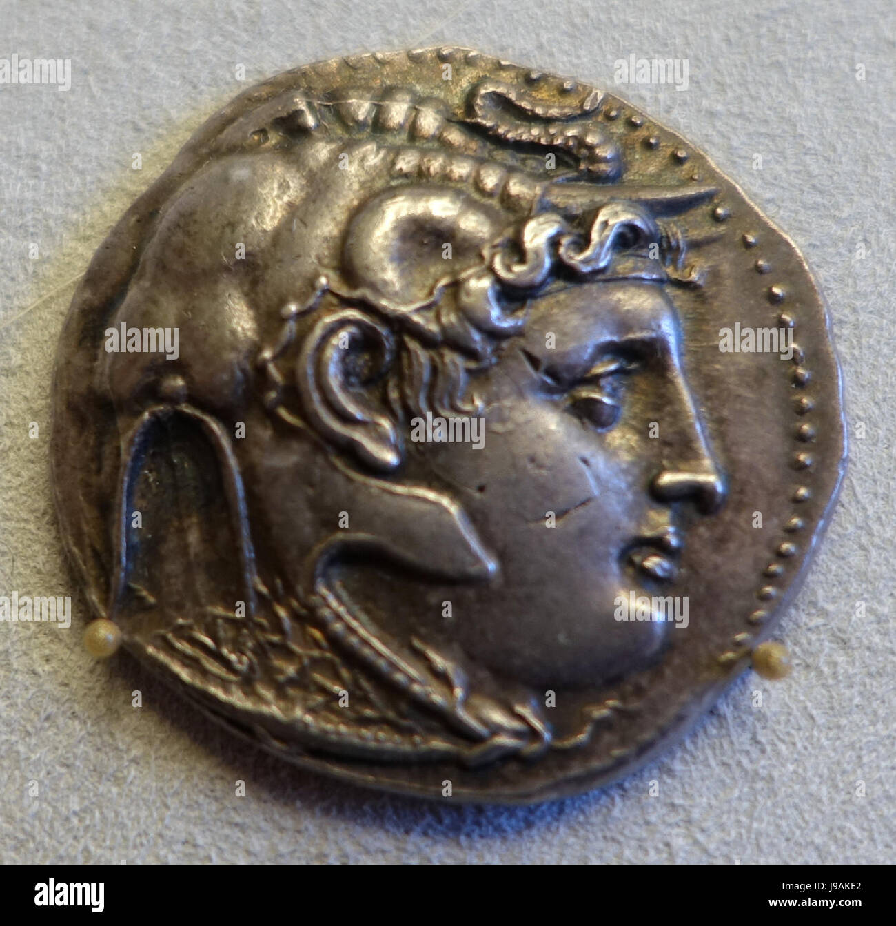 Tetradrachme, Alexandria, Alexander III Ptolemaios i., c. v. Museum DSC02680 Bode 310 205 Stockfoto