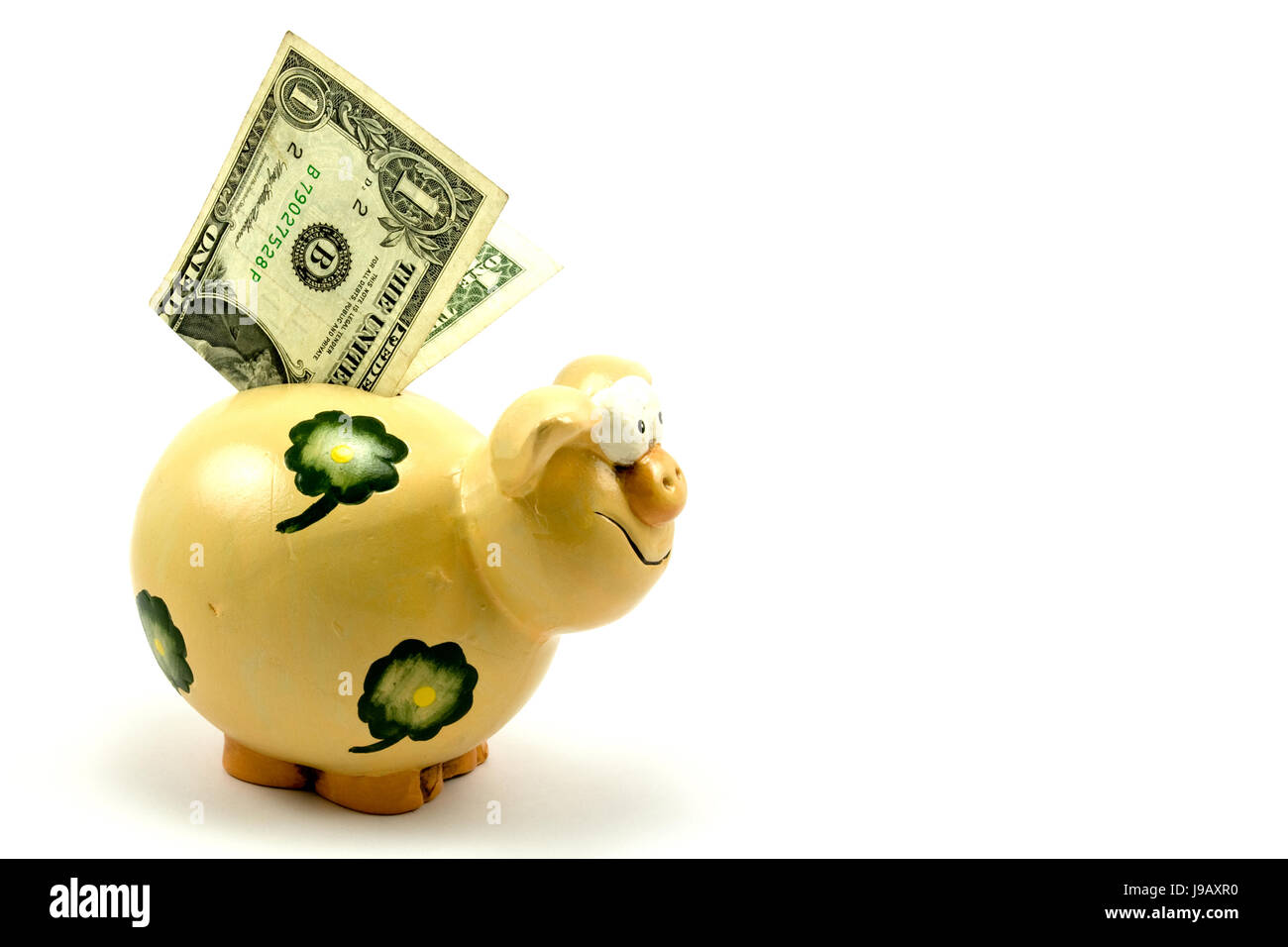 Bankkredite Institution, Dollar, Dollar, Währung, Finanzen, Sparschwein, Stockfoto