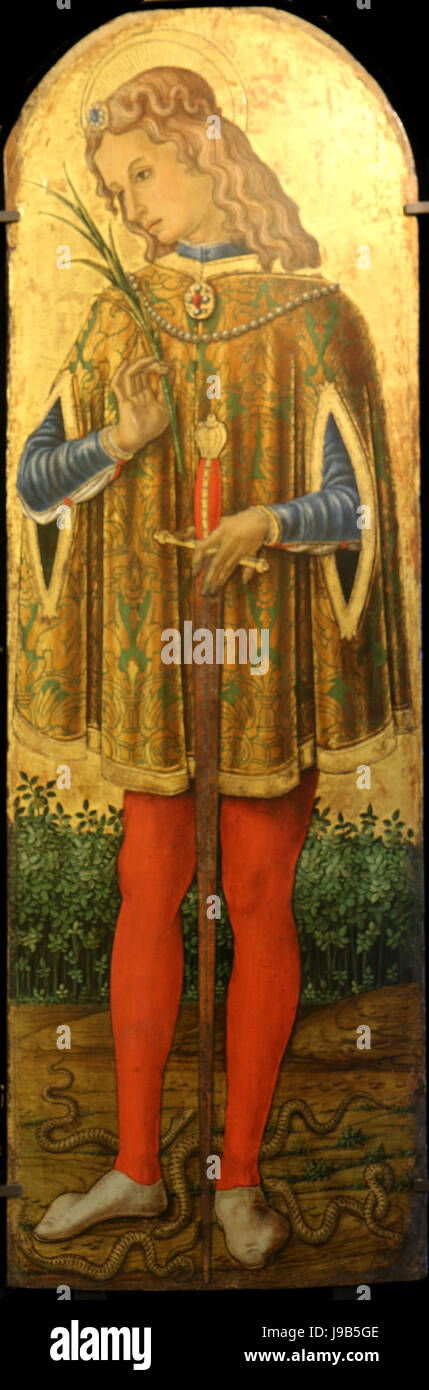 Vittorio Crivelli Saint Julien Stockfoto