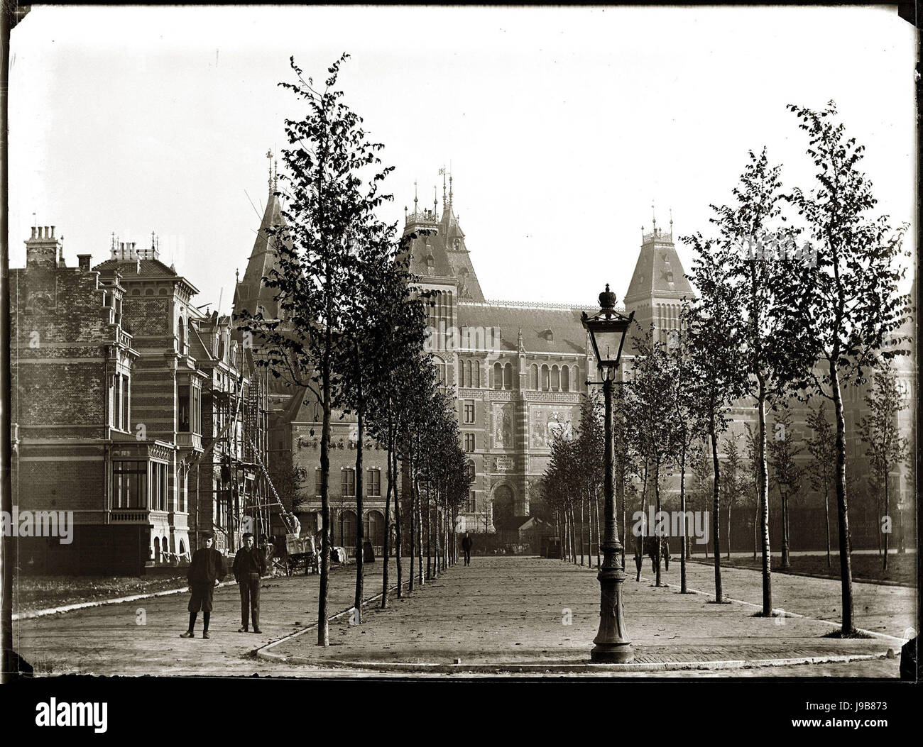 Paulus Potterstraat 4 En 2 (Links) Jacob Olie (max Res) Stockfoto