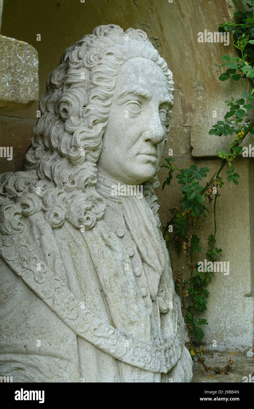 Sir John Barnard Tempel des britischen Worthies, Stowe Buckinghamshire, England DSC08489 Stockfoto