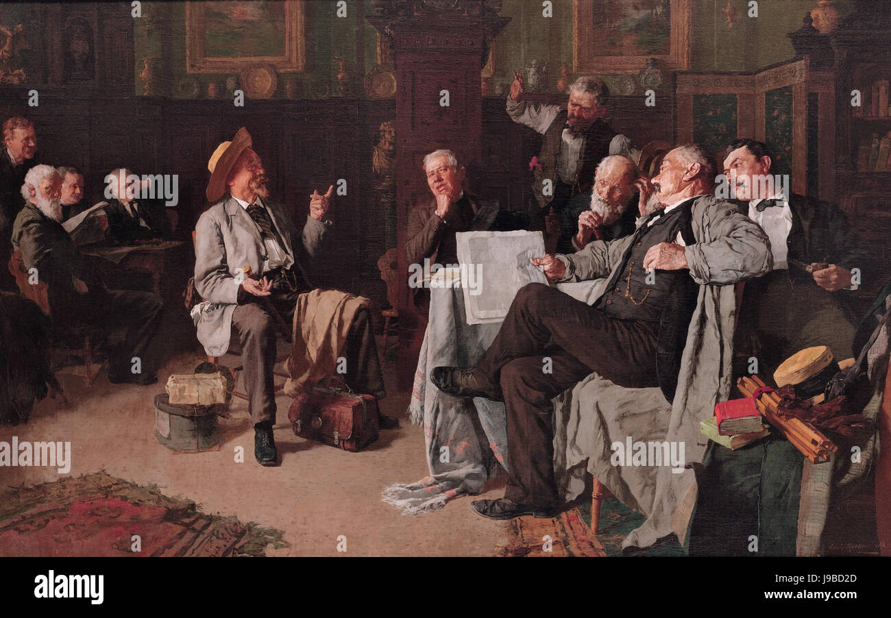 Die zweifelhafte Geschichte von Louis Charles Moeller Stockfoto