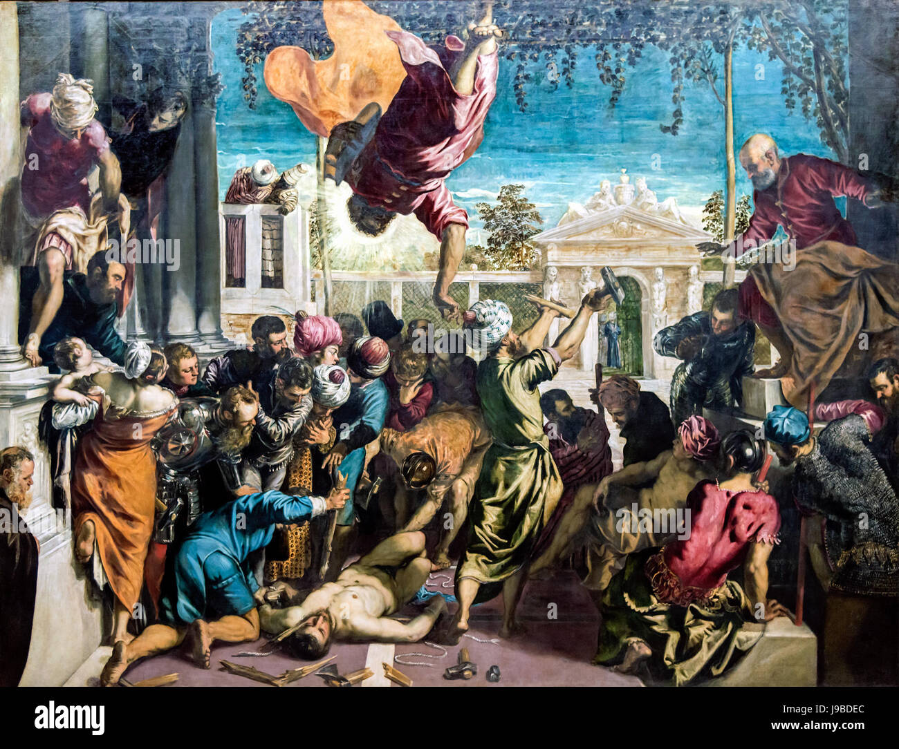 Accademia Wunder des Sklaven von Tintoretto Stockfoto
