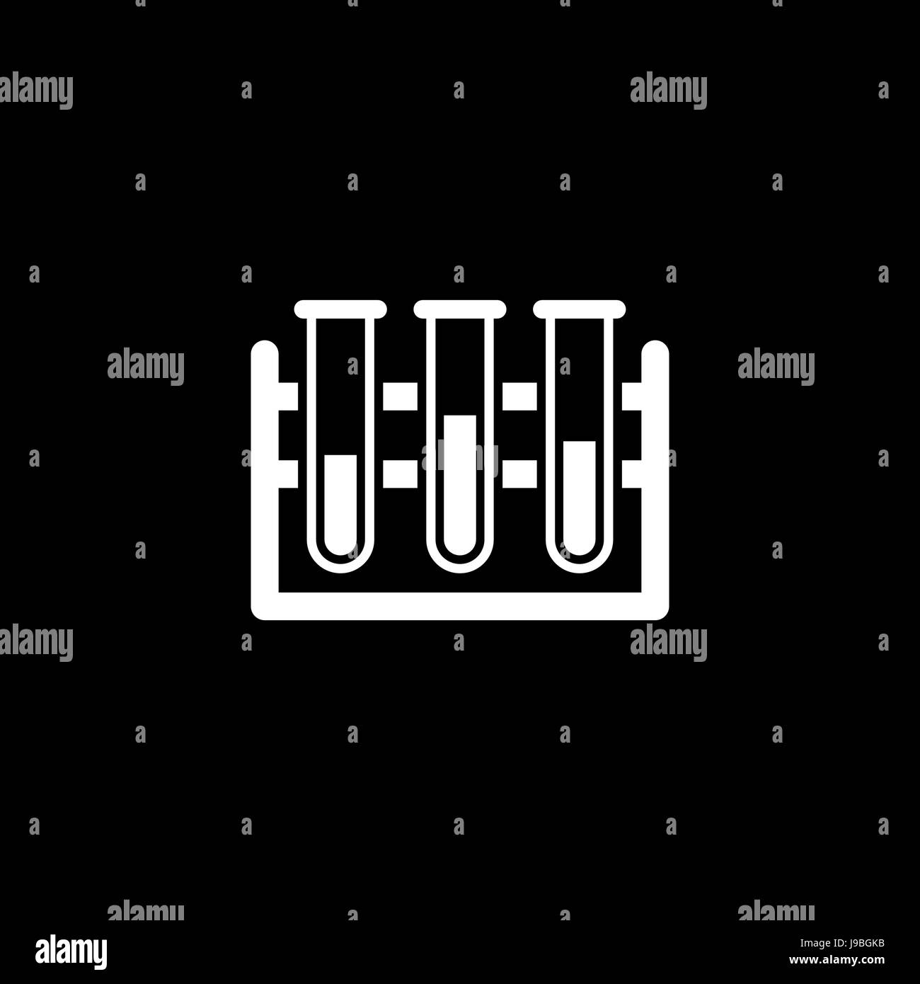 Labor-Symbol. Flaches Design. Stock Vektor