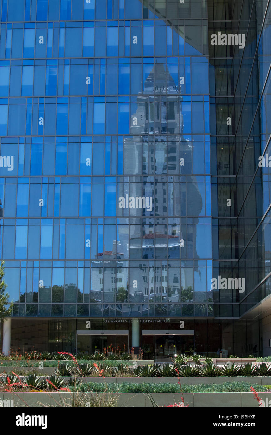 Los Angeles Downtown Rathaus Stockfoto