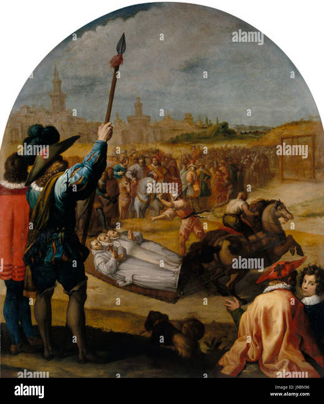 Vicente Carducho. Pinturas Para la Cartuja de El Paular. 03 Stockfoto