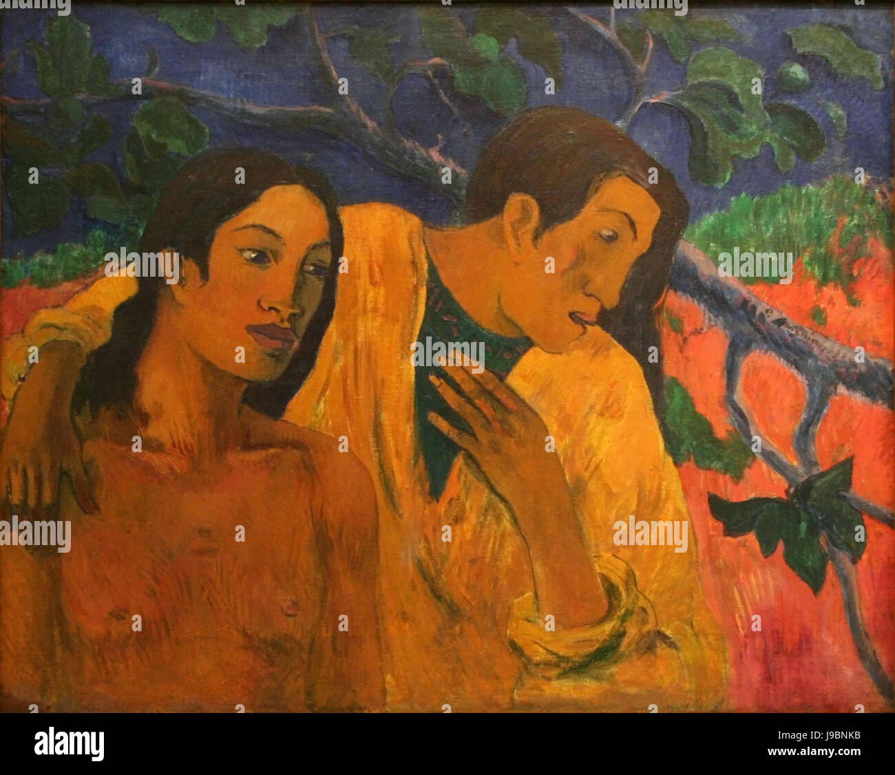 Paul Gauguin-Flug (Tahiti Idylle) Stockfoto