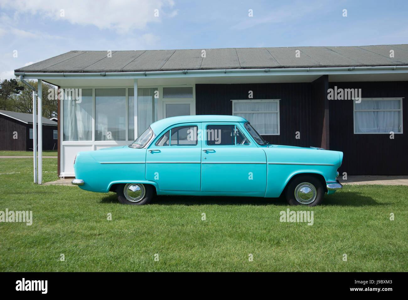 Oldtimer-Show, Hembsby 58 Weekender Stockfoto