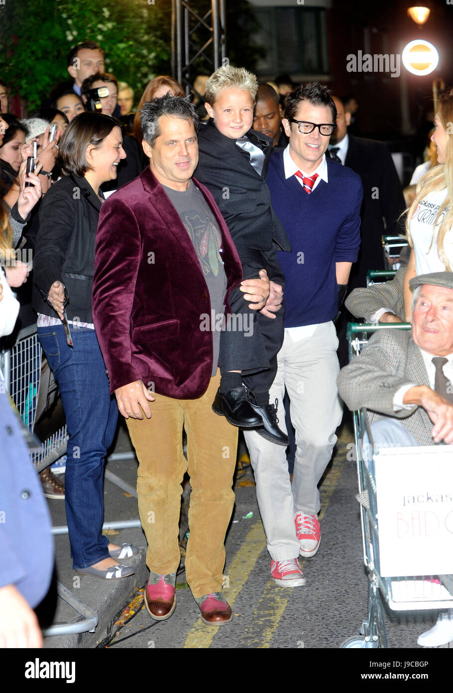 Johnny Knoxville besucht die Premiere von "Schlechten Opa" in London Stockfoto