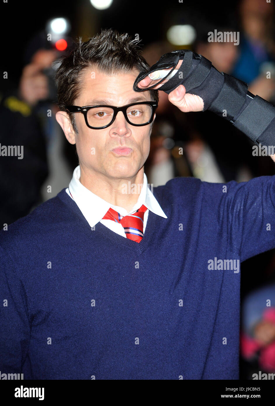 Johnny Knoxville besucht die Premiere von "Schlechten Opa" in London Stockfoto