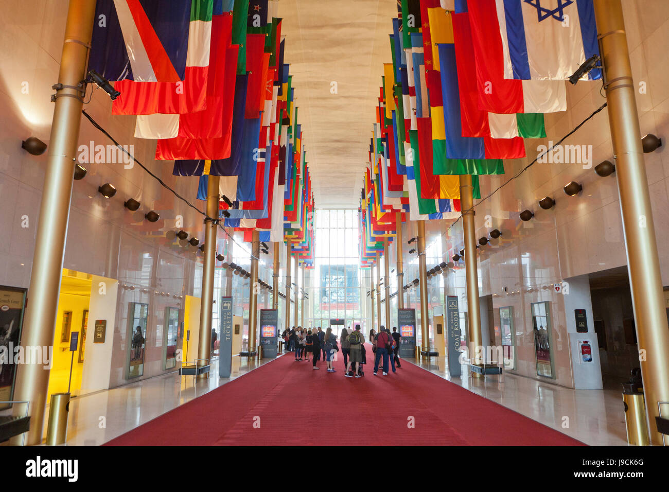 John F Kennedy Center Halle der Nationen - Washingtonm, DC, USA Stockfoto
