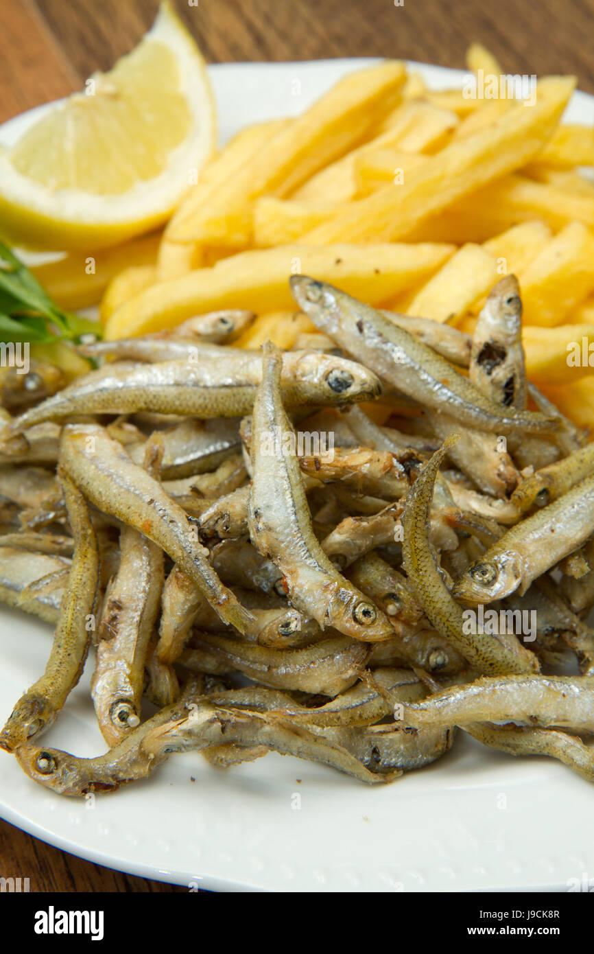 Café, Restaurant, Lebensmittel, Nahrungsmittel, isoliert, Closeup, heiß, Winkel, Fisch, Golden, Stockfoto