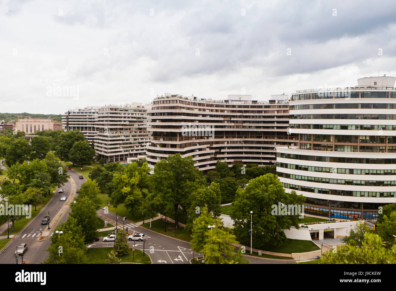 Watergate Hotel Gebäudekomplex - Washington, DC USA Stockfoto