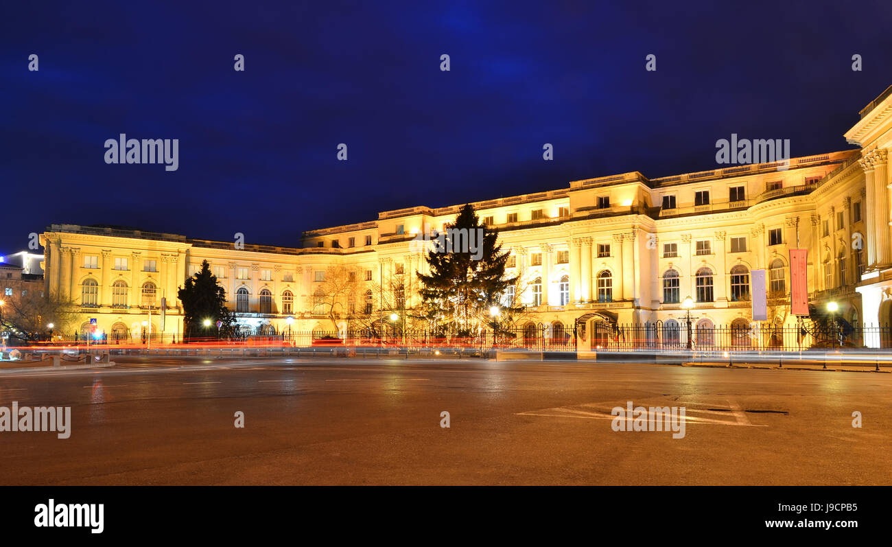 Museum, Rumänien, Bukarest, royal, Haus, Gebäude, historische Stadt, Stadt, Stockfoto