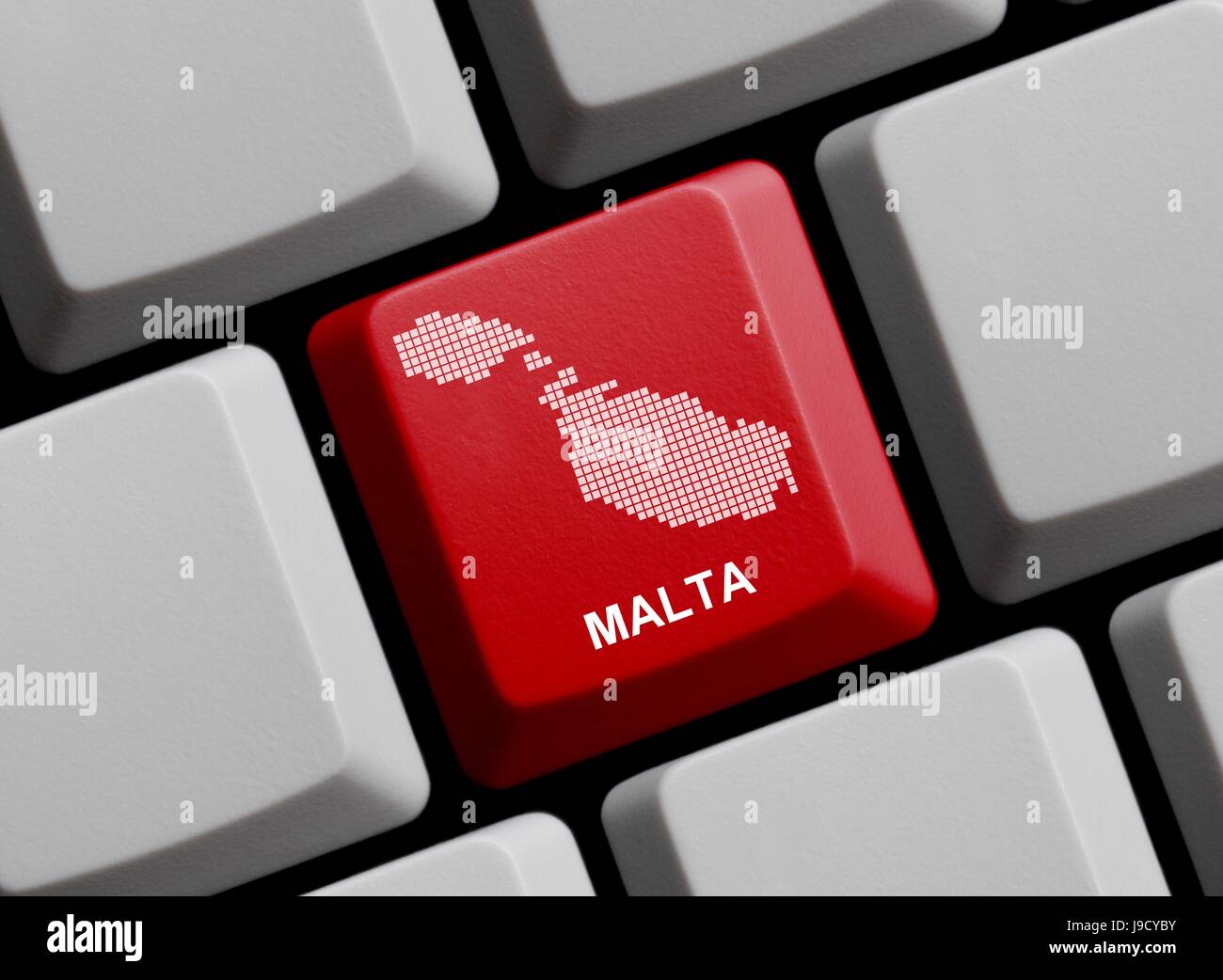 Tastatur, Malta, Karte, Gliederung, Atlas, Karte der Welt, Karte, Internet, Www, Stockfoto
