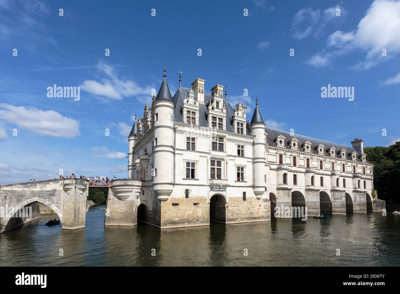 Schloss Chenonceau, UNESCO-Weltkulturerbe, Chenonceaux, Indre-et-Loire, Centre, Frankreich Stockfoto