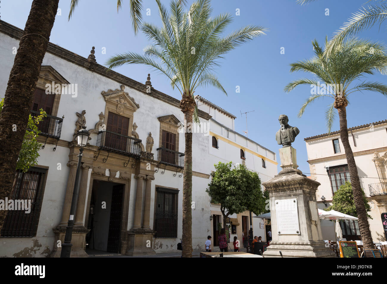 Casa De La Riva Domecq, Rafael Rivero Square, Jerez De La Frontera, Provinz Cadiz, Andalusien, Spanien, Europa Stockfoto