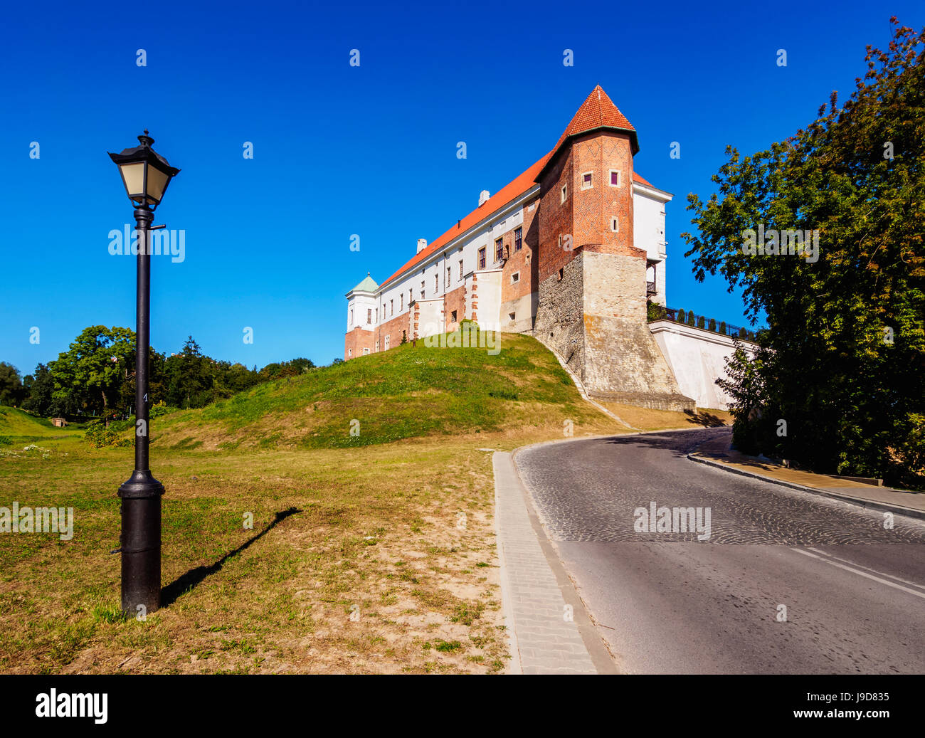 Sandomierz Burg, Woiwodschaft świętokrzyskie Woiwodschaft, Polen, Europa Stockfoto