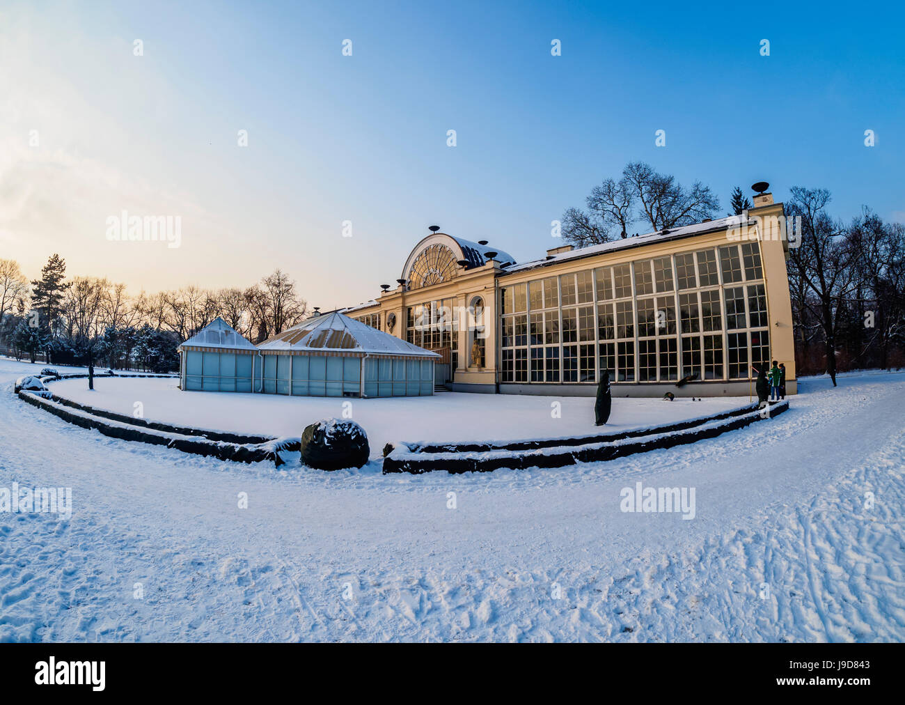 Königlichen Bäder Park, neue Orangerie, Warschau, Masowien Woiwodschaft, Polen, Europa Stockfoto