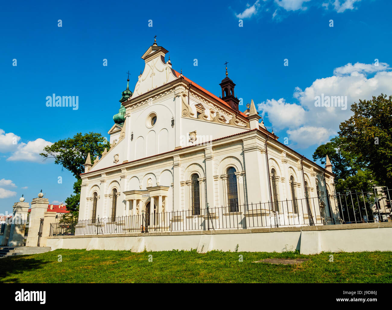 Kathedrale, Altstadt, UNESCO World Heritage Site, Zamosc, Lublin Woiwodschaft, Polen, Europa Stockfoto