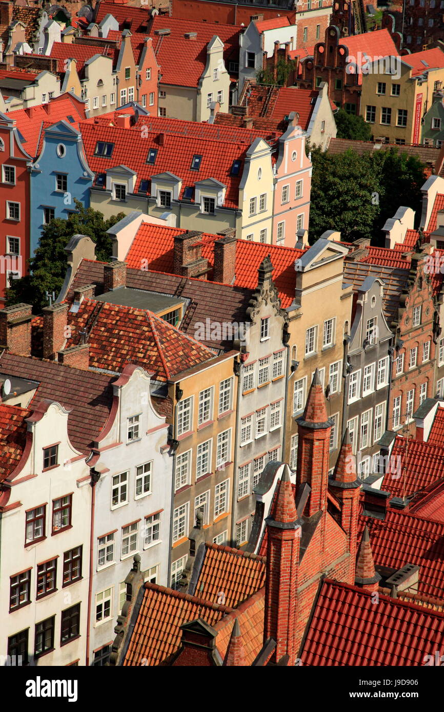 Alte Stadt von Danzig, Danzig, Pommern, Polen, Europa Stockfoto