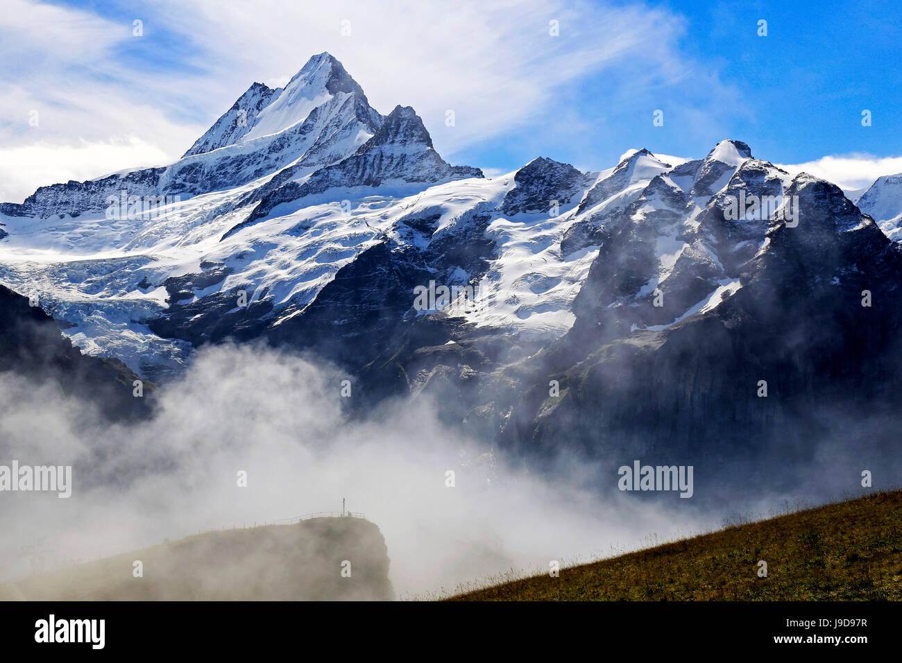Schreck-, Grindelwald, Berner Oberland, Kanton Bern, Schweiz, Europa Stockfoto