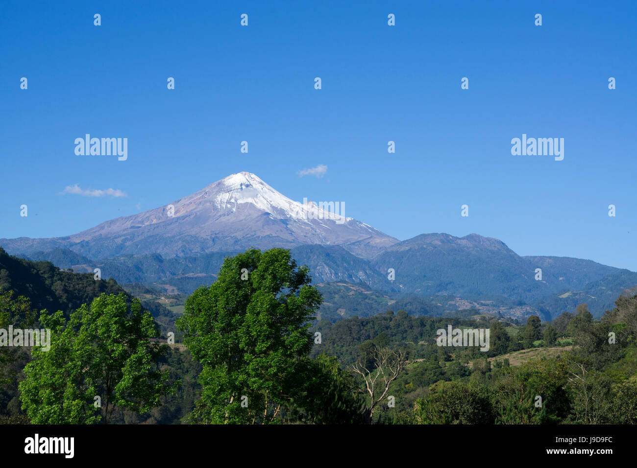 Pico Orizaba, höchste in Mexiko, 5747 Metern, Mexiko, Nordamerika Stockfoto