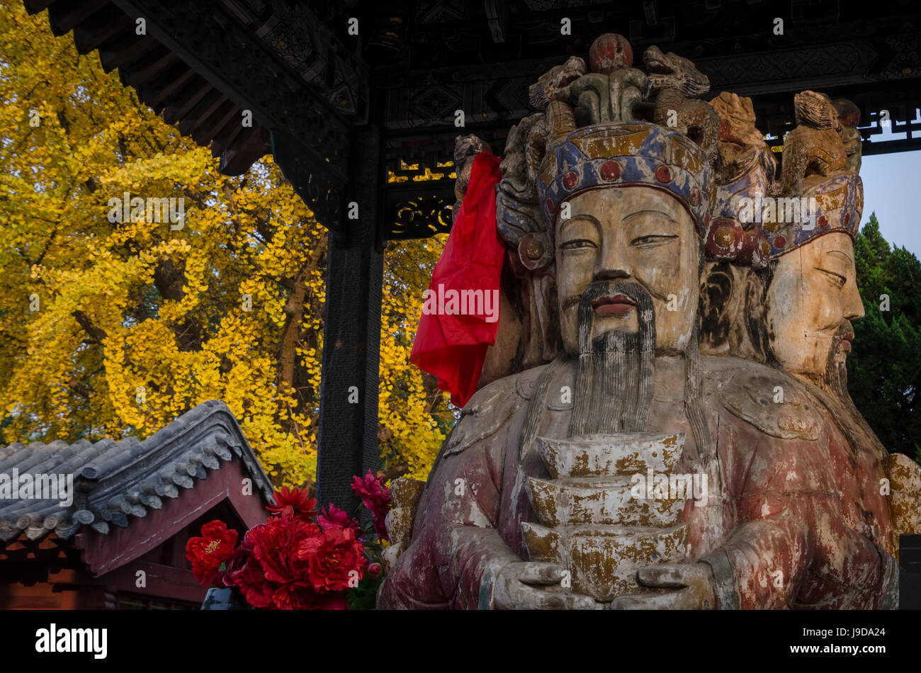 Dai-Tempel, Taian, Shandong Provinz, China, Asien Stockfoto