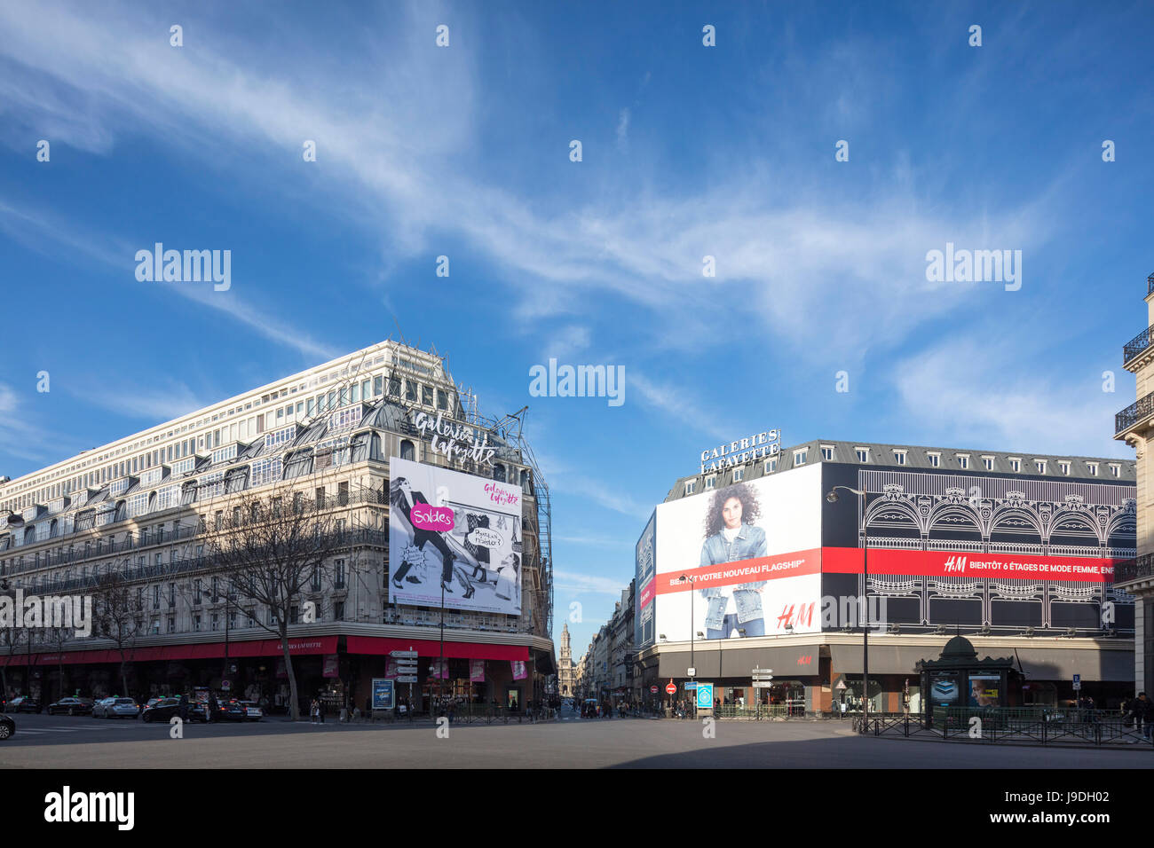Galeries Lafayette Kaufhaus, Boulevard Haussmann, Paris, Frankreich Stockfoto