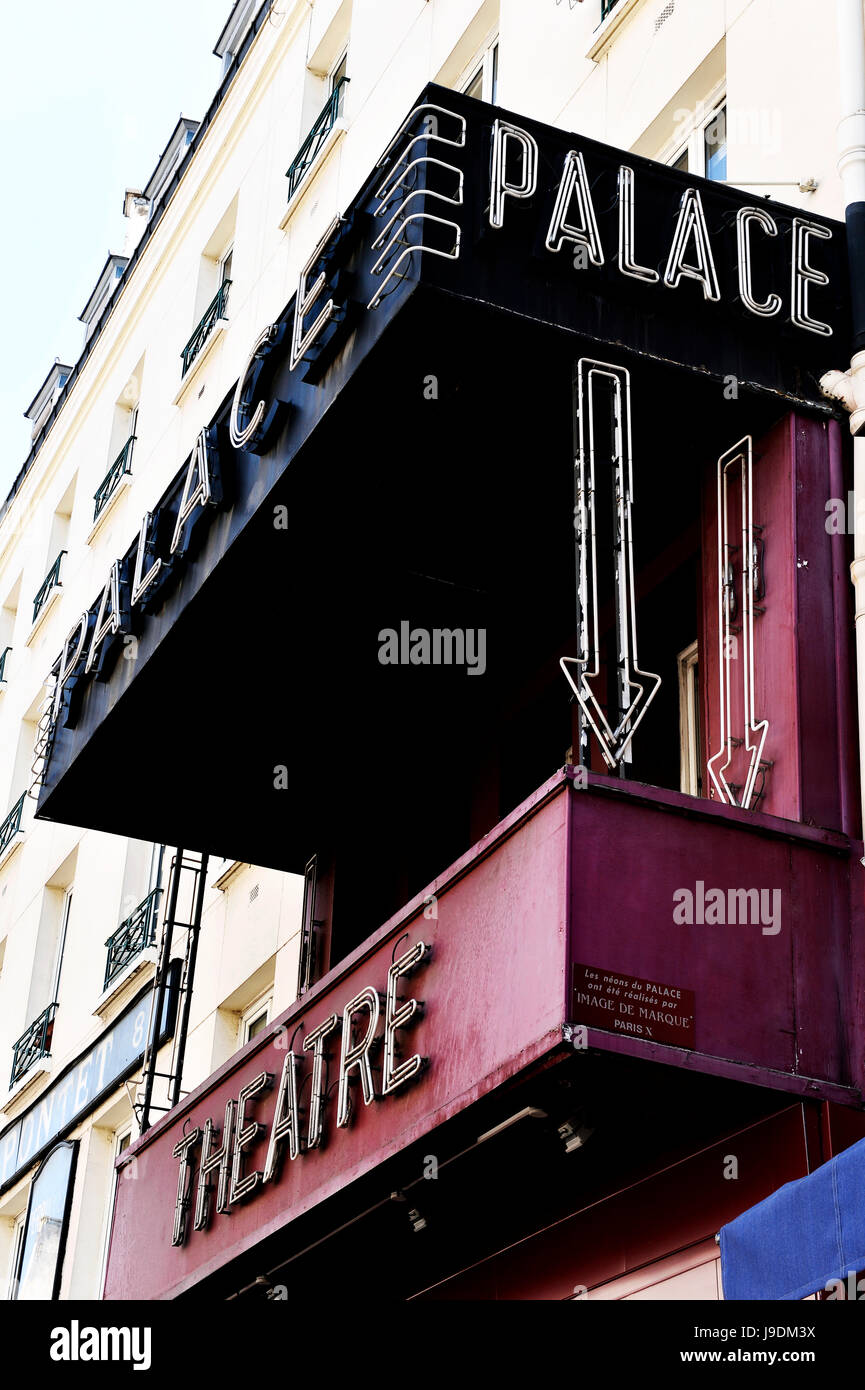 Das Palace Theater, Pari, Frankreich Stockfoto