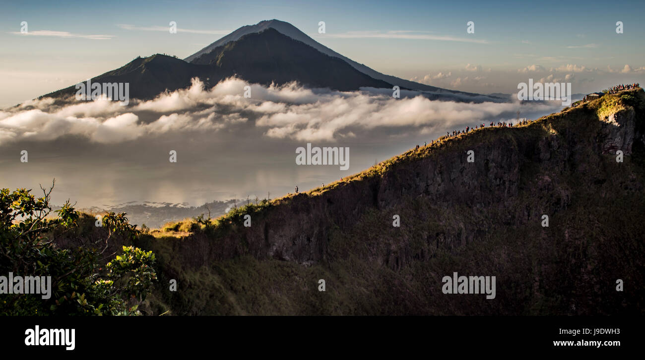 Batur Vulkan Bali Stockfoto