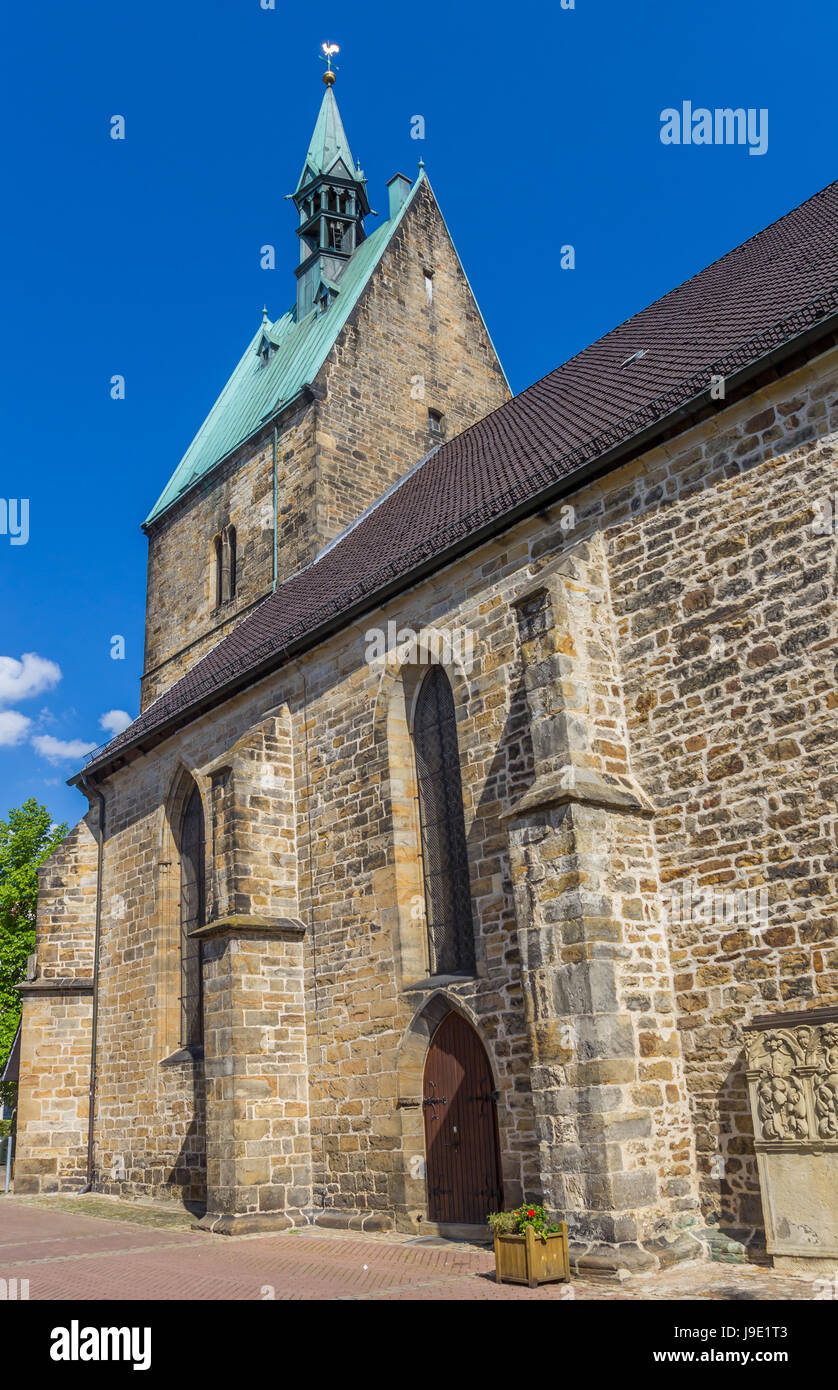 St. Martini-Kirche in der Altstadt von Stadthagen, Deutschland Stockfoto