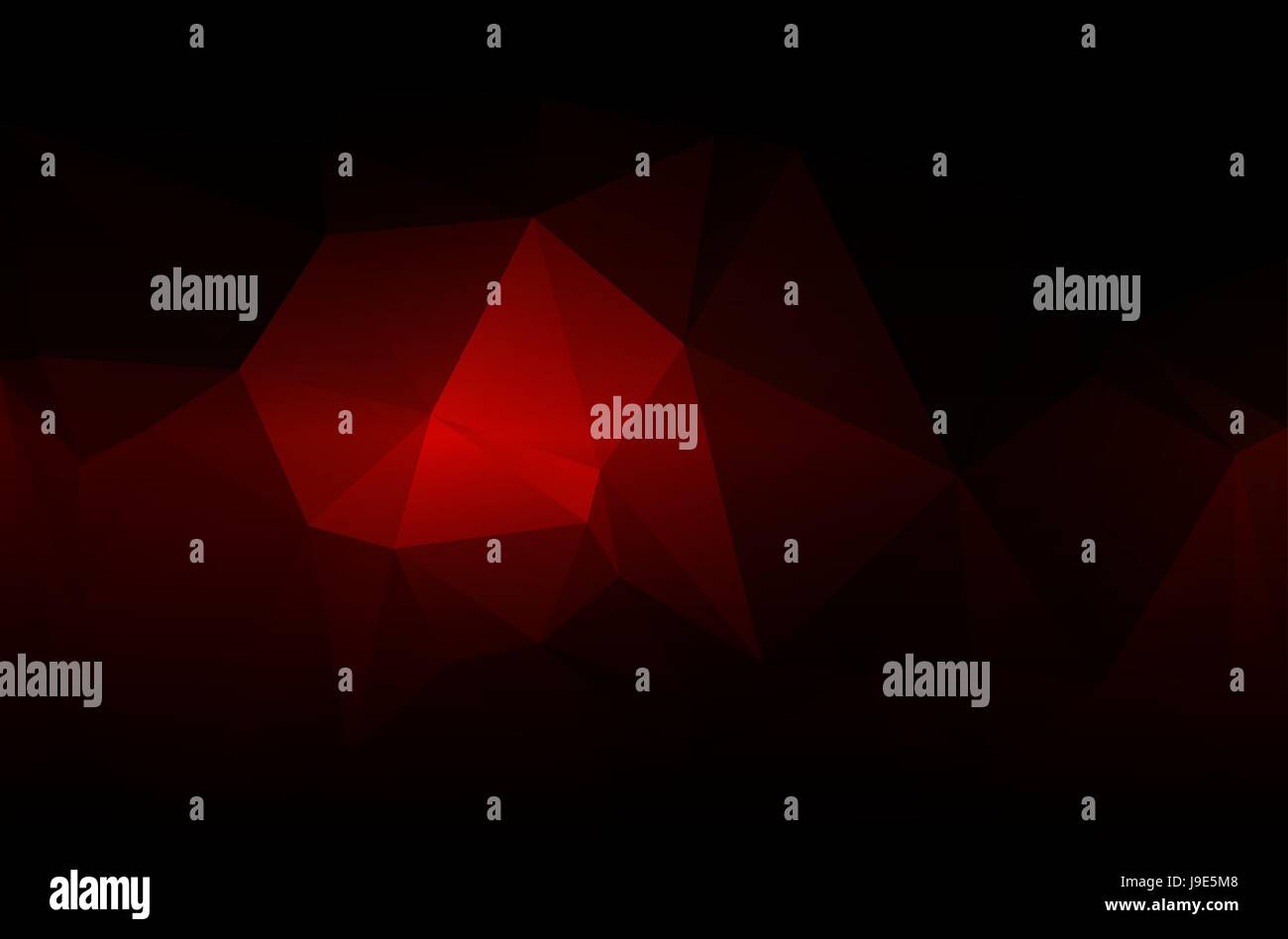 Geometrischen Hintergrund rot braun schwarz abstrakte low-poly Stock Vektor