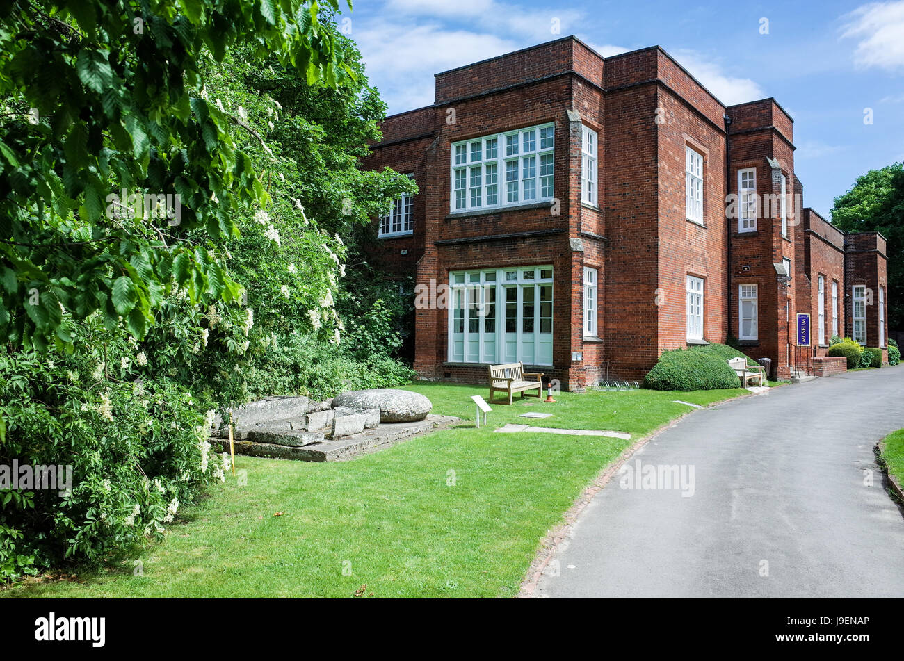 Saffron Walden Museum im Museum Street, Saffron Walden, Essex Nord, ist es vermutlich eines der ältesten Museen der speziell dafür gebauten im Vereinigten Königreich. Stockfoto