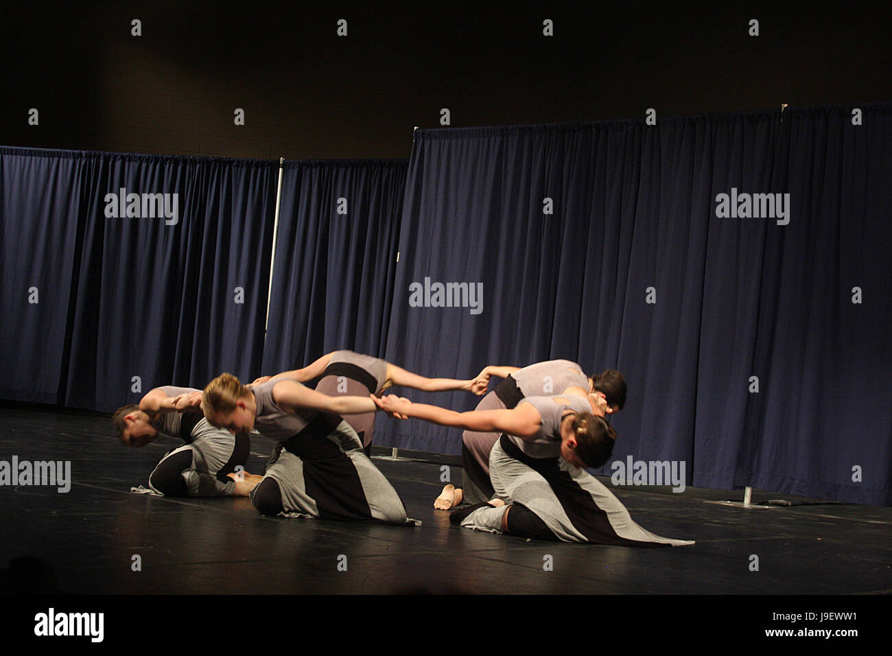 Zeitgenössischer Tanz-performance Stockfoto