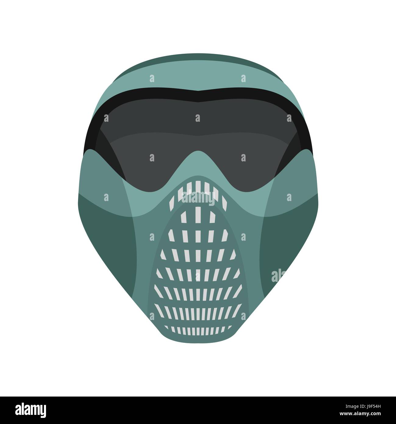 Schutzhelm Scary. Sport-Atemschutzmaske Zukunft. Paintball Maske. Alien  Motorrad helm Stock-Vektorgrafik - Alamy