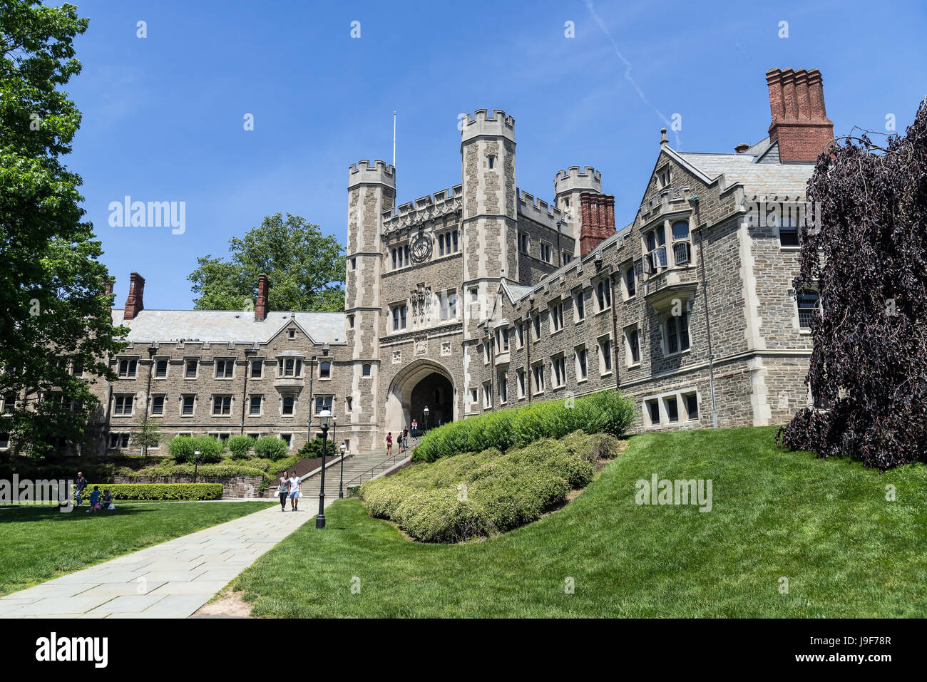 Blair Hall, von denen der westliche Teil Mathey College, Princeton University, New Jersey, USA gehört Stockfoto